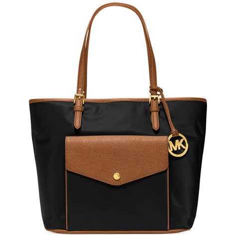 michael kors jet set medium nylon|mk jet set medium tote.